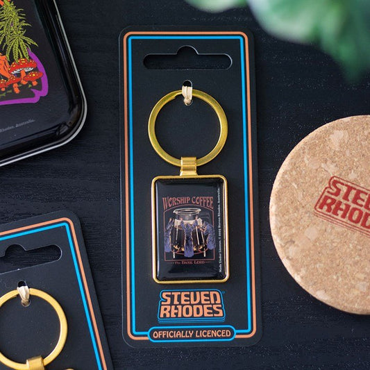 Worship Coffee Keyring by Steven Rhodes - Scents & Gifts UK