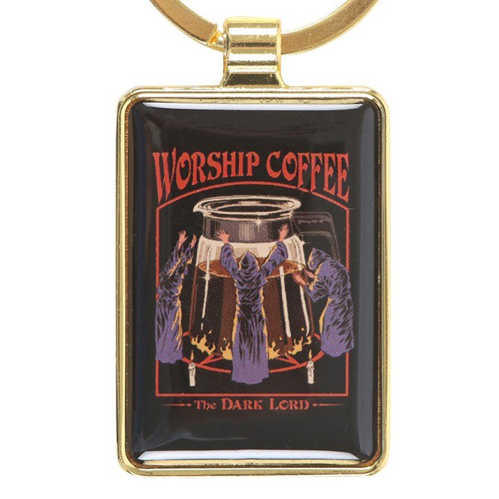 Worship Coffee Keyring by Steven Rhodes - Scents & Gifts UK