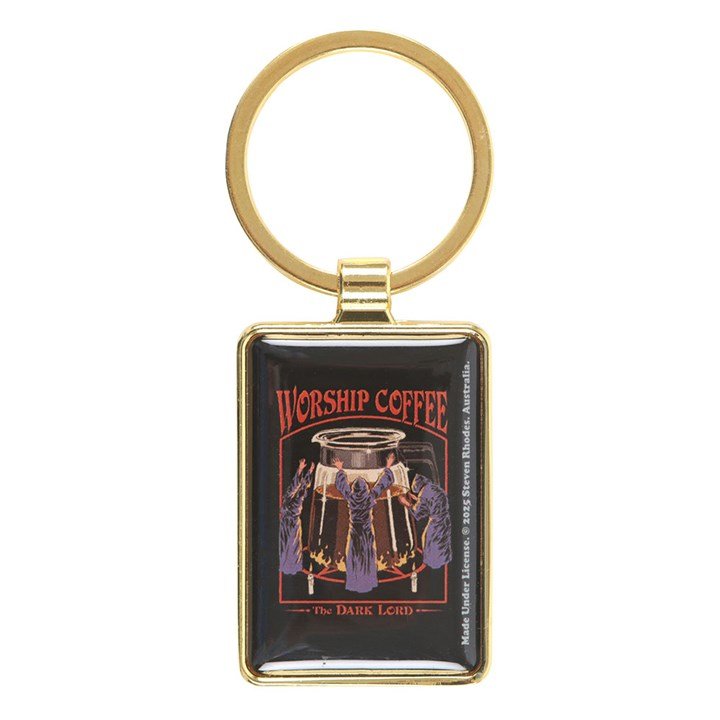 Worship Coffee Keyring by Steven Rhodes - Scents & Gifts UK