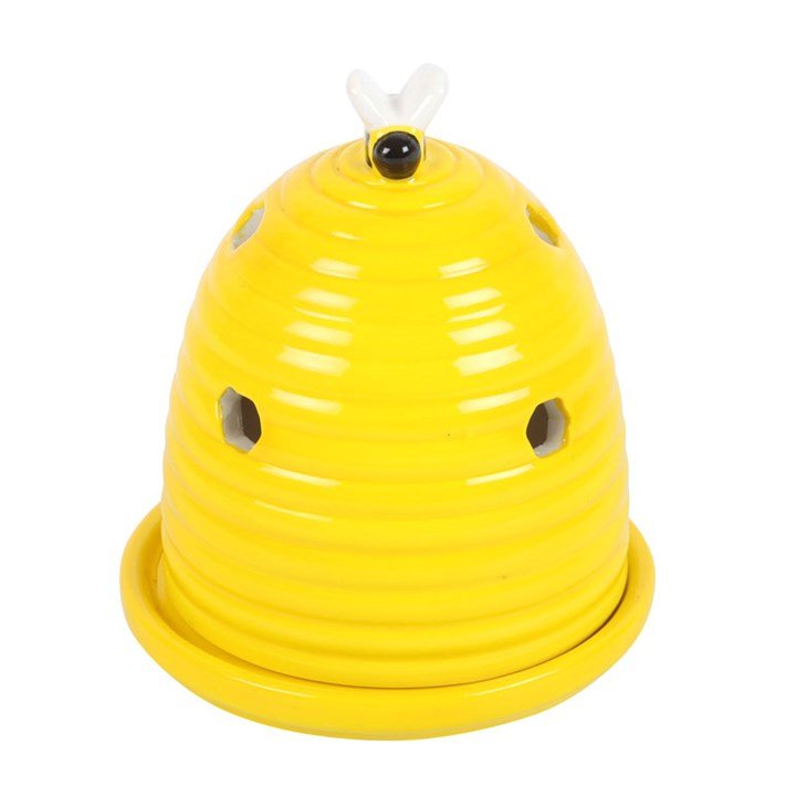 Yellow Beehive Incense Cone Holder - Scents & Gifts UK
