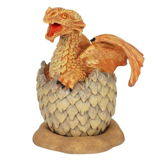 Yellow Hatching Dragon Incense Cone Burner - Scents & Gifts UK
