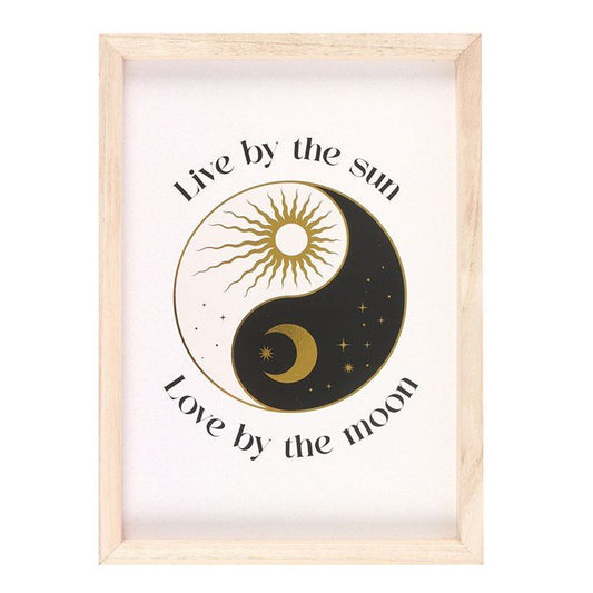 Yin Yang Framed Wall Art Print - Scents & Gifts UK
