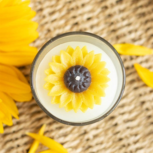 You Are My Sunshine Candle with 3D Sunflower - Scents & Gifts UK