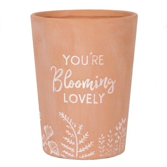 You're Blooming Lovely Terracotta Plant Pot - Scents & Gifts UK